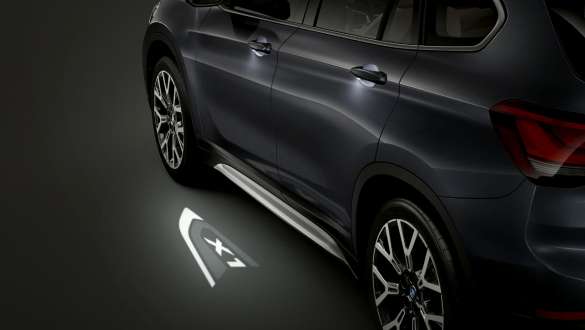 BMW X1, „X1“ LED-ljós. BMW X1, áhersla á „X1“ LED-ljós.