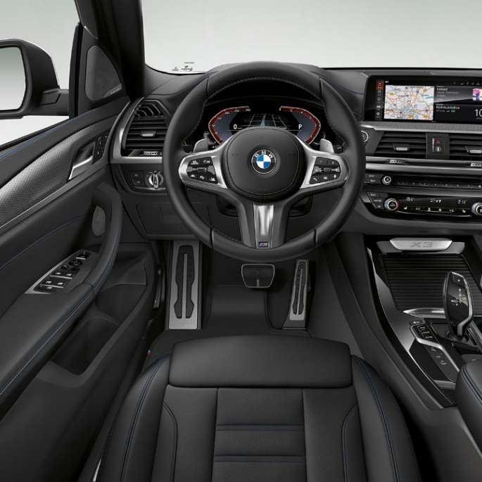 BMW X3 M40i, M Sport-útfærsla, innanrými BMW X3 M40i, M Sport-útfærsla, innanrými