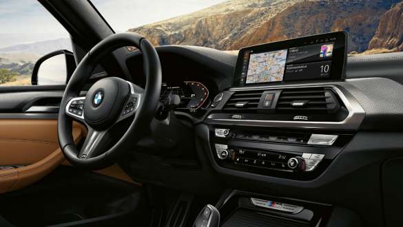 BMW X3 M40i, fjölnota mælaskjár BMW X3 M40i, fjölnota mælaskjár