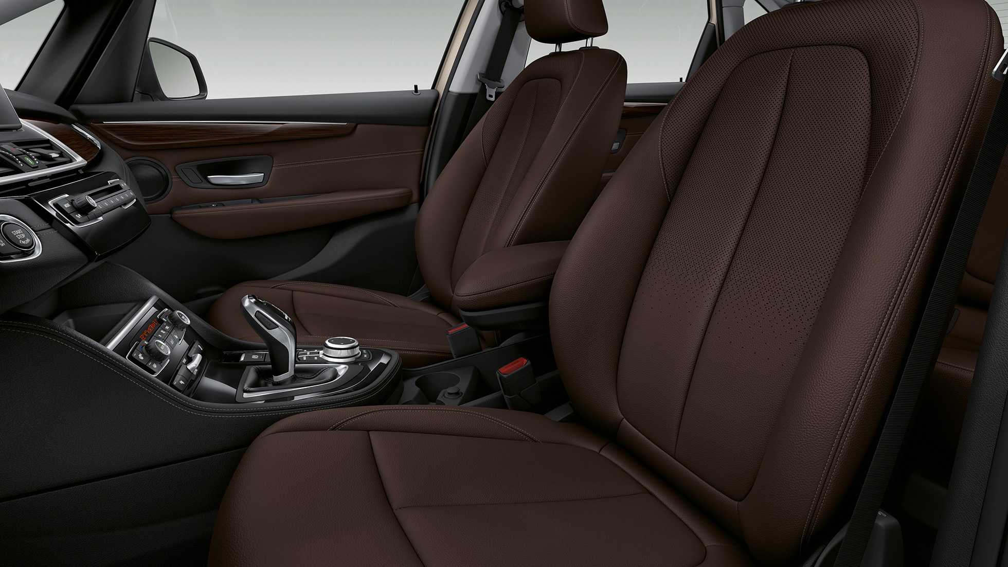 Sportsæti í Luxury Line-útfærslu BMW 2 Series Active Tourer Sportsæti í innanrými Luxury Line-útfærslu BMW 2 Series Active Tourer 225i xDrive F45 2018