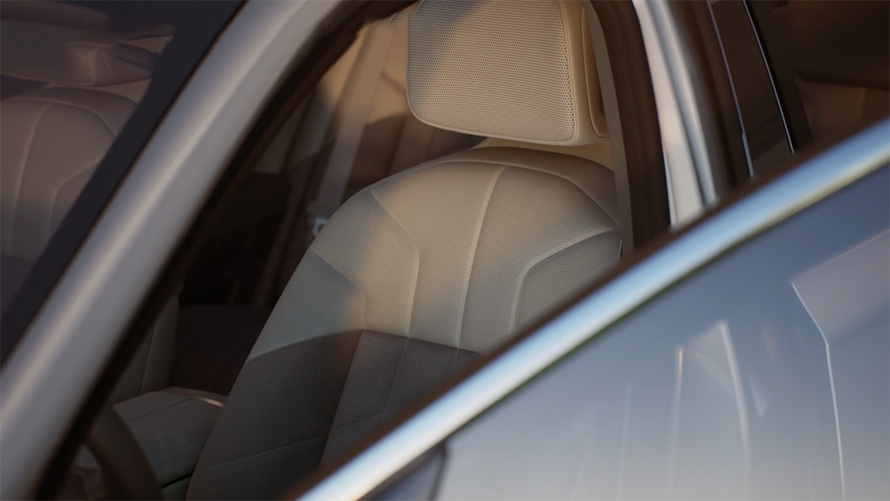 BMW i7 Sedan G70, ytra byrði, myndbrot um „Great Entrance“ BMW i7 Sedan G70 BMW Individual oxíðgrásanseraður, ytra byrði, myndbrot með „Great Entrance Moment“