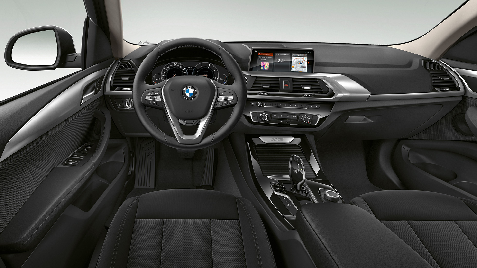 BMW X3, grunngerð, innanrými BMW X3, grunngerð, innanrými