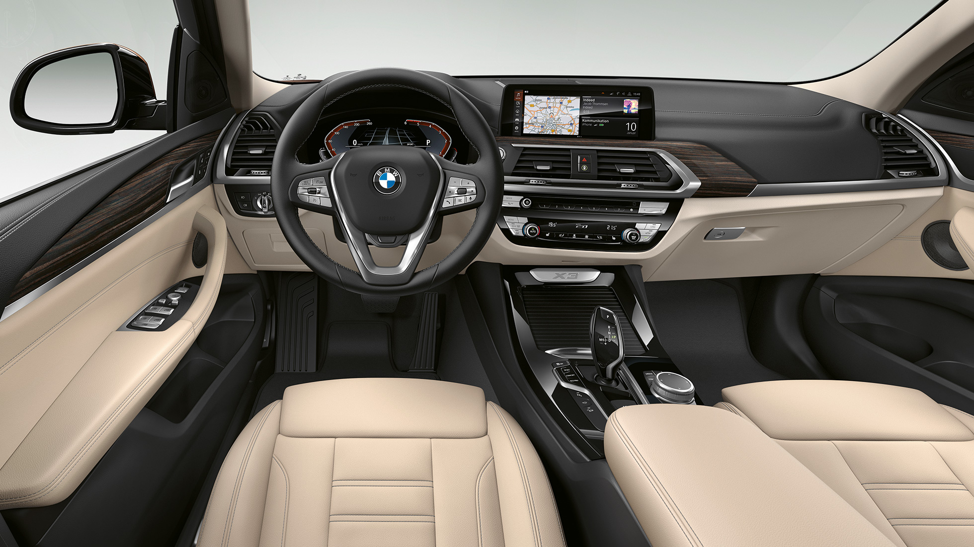 BMW X3 M40i, Luxury Line-útfærsla, innanrými BMW X3 M40i, Luxury Line-útfærsla, innanrými