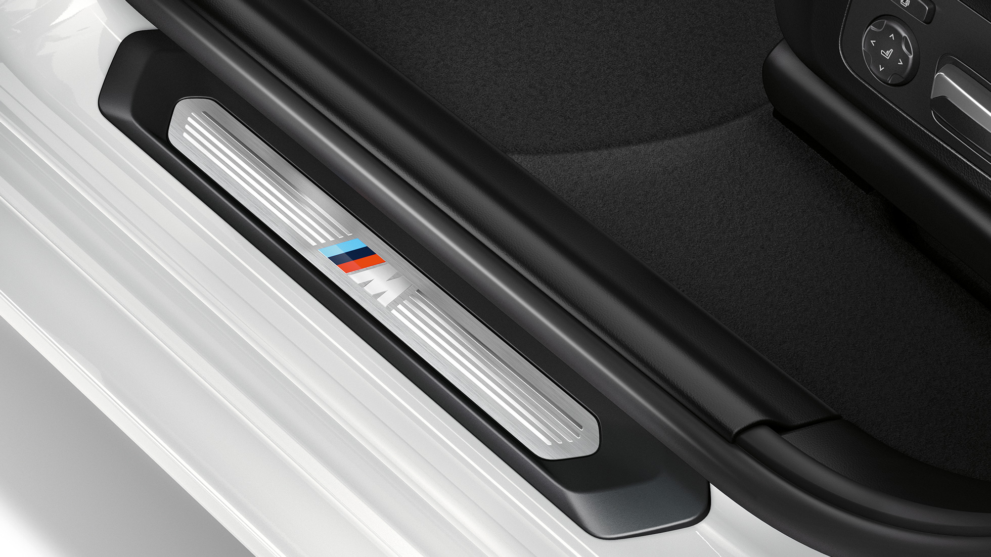 BMW X3 M40i, M Sport-útfærsla, sílsalisti BMW X3 M40i, M Sport-útfærsla, sílsalisti