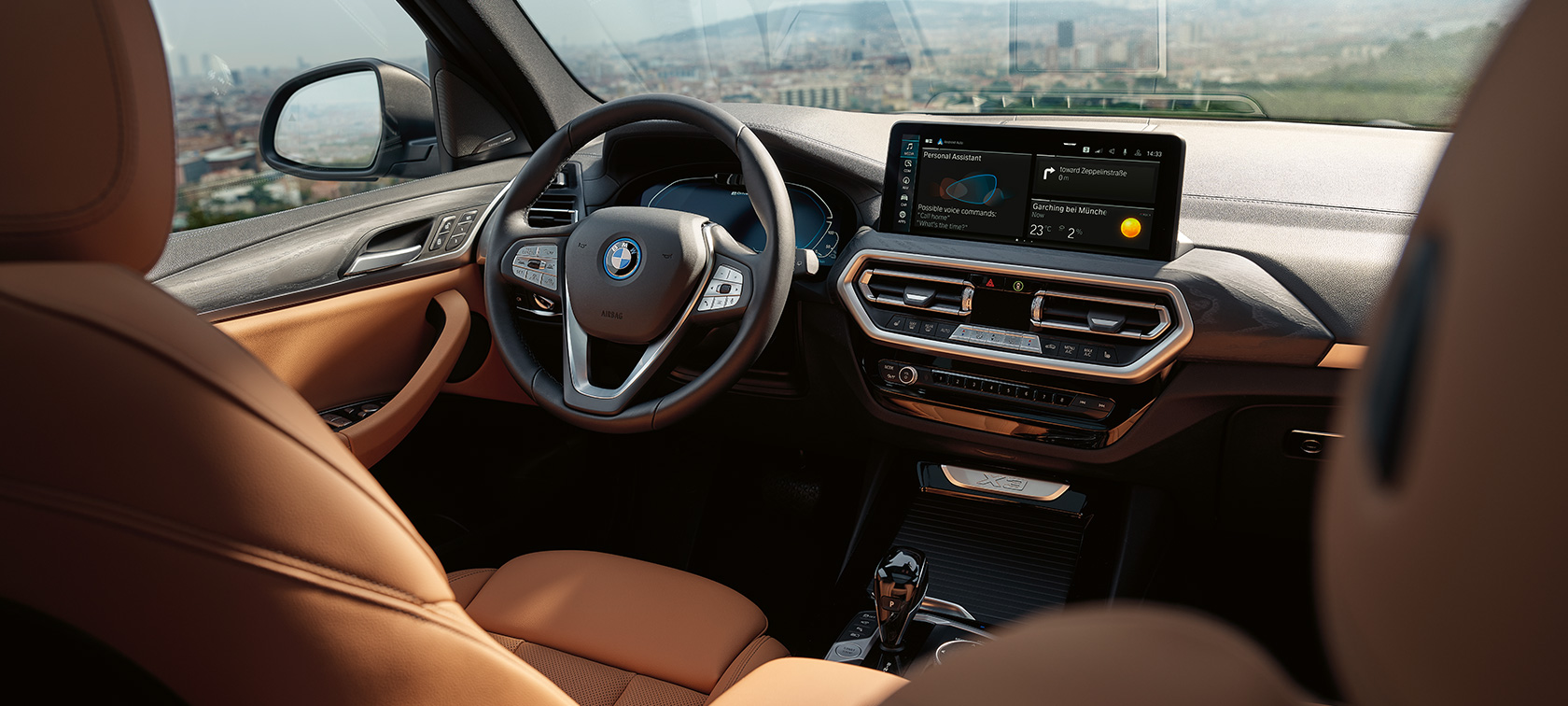 BMW X3 G01 – helstu hönnunaratriði – bólstrun – Sensatec Cognac – 2021 BMW X3 G01 – helstu hönnunaratriði – bólstrun – Sensatec Cognac – 2021