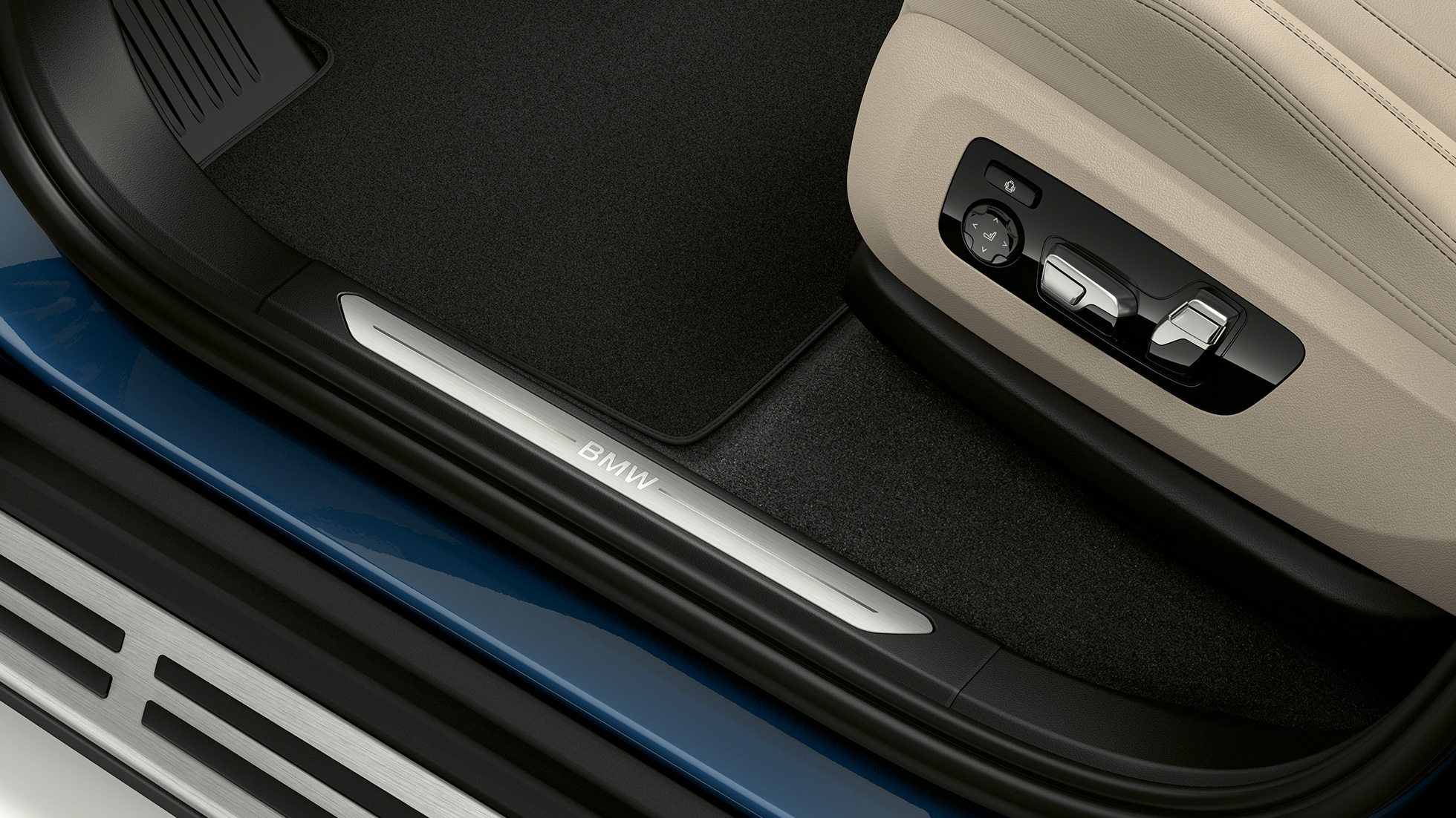 xLine-útfærsla BMW X5 xDrive40i, sílsalisti Blómablásanseruð xLine-útfærsla BMW X5 xDrive40i G05 2018, sílsalisti