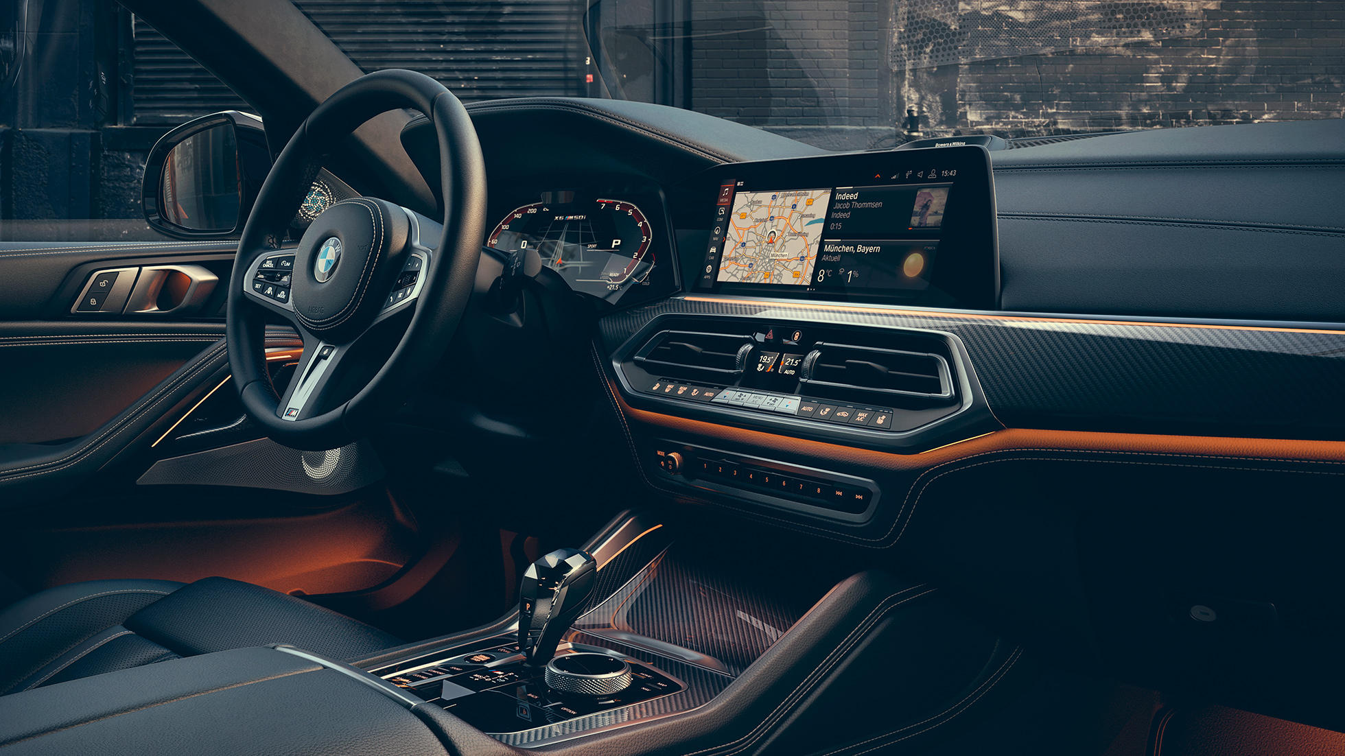 Innanrými BMW X6. Innanrými BMW X6.