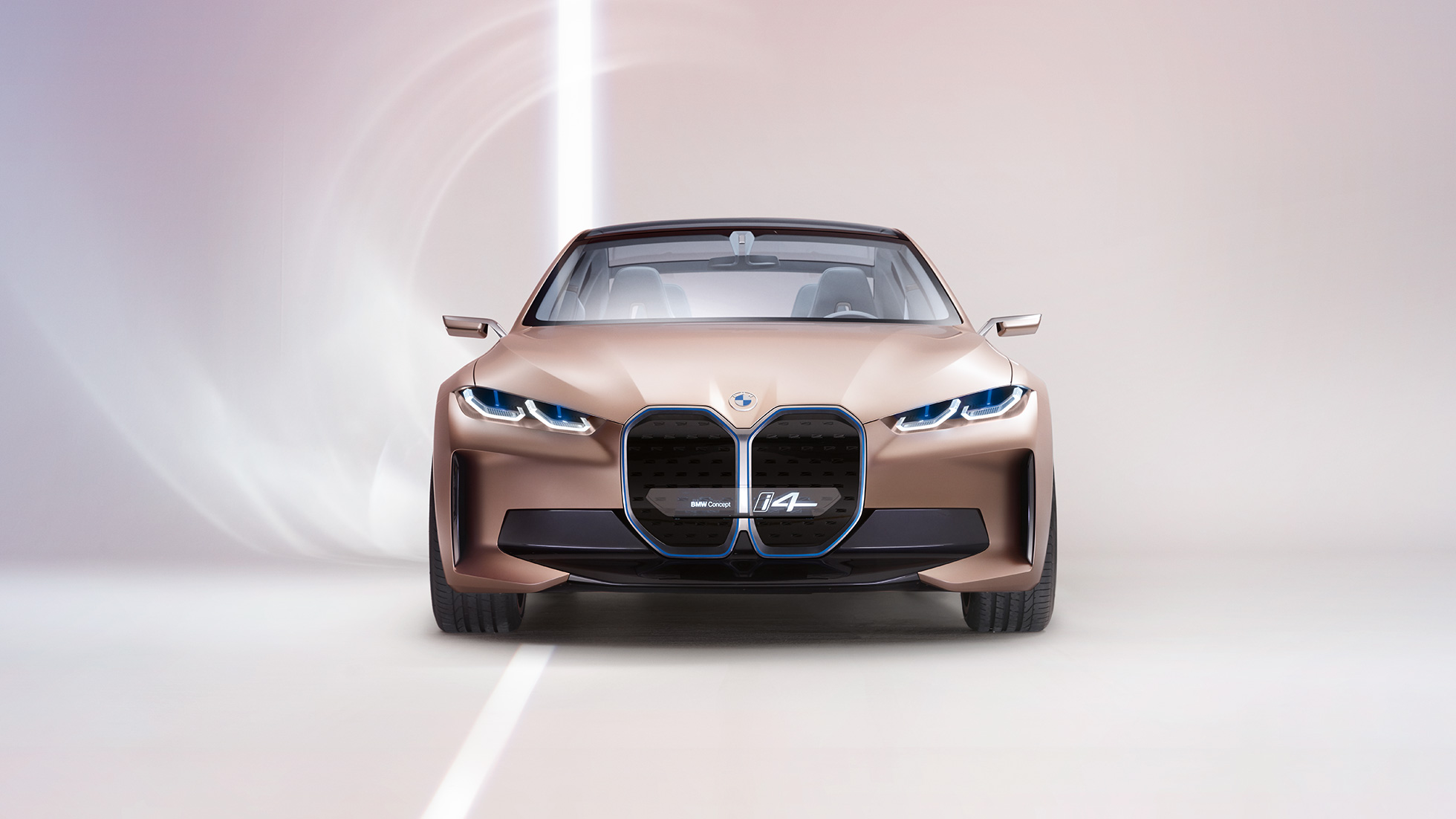 Ytra byrði BMW Concept i4 2020 G26 1 Ytra byrði BMW Concept i4 2020 G26-rafbíls 1, rafknúinn BMW Gran Coupé
