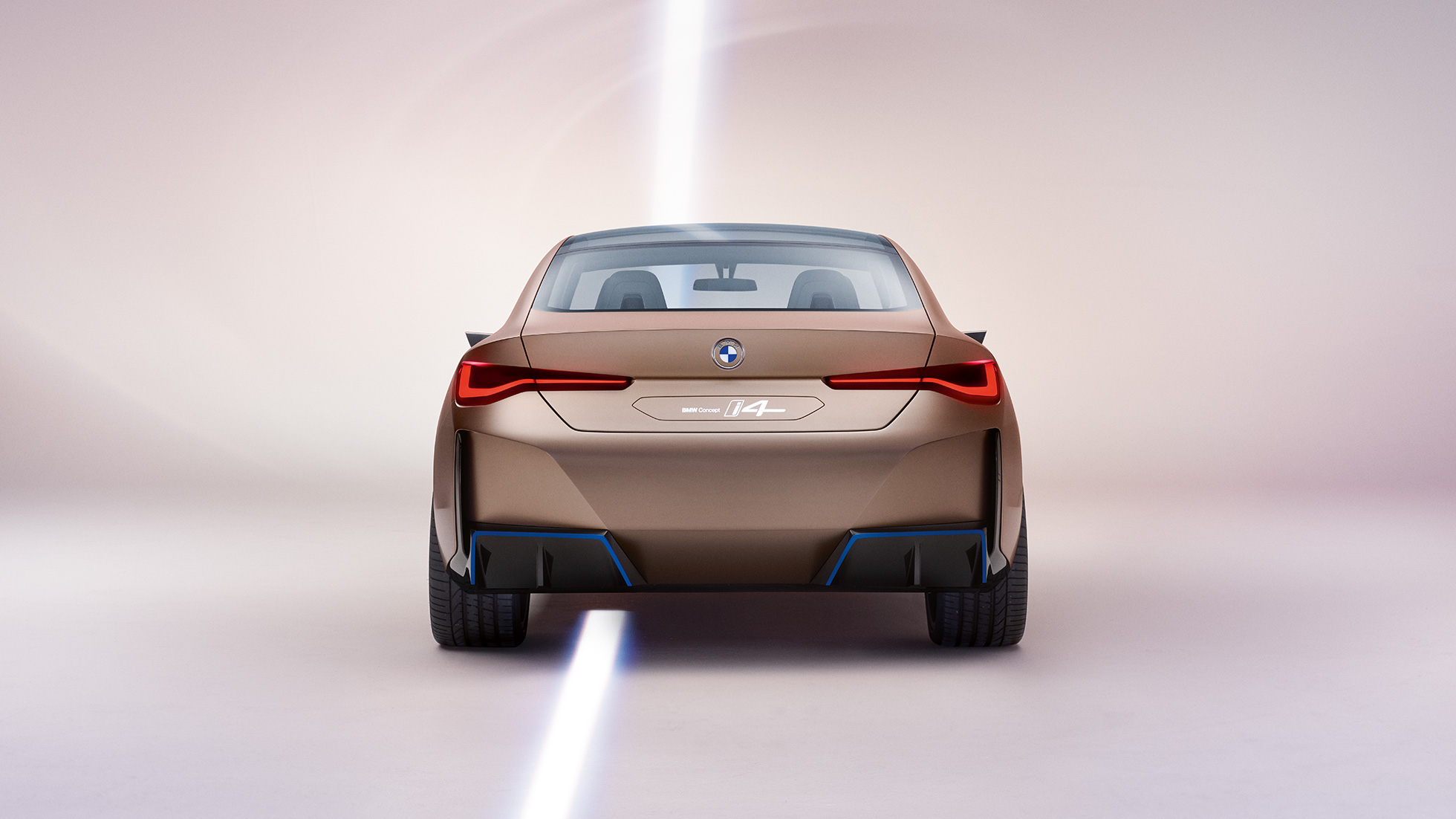 Ytra byrði BMW Concept i4 2020 G26 2 Ytra byrði BMW Concept i4 2020 G26-rafbíls 2, rafknúinn BMW Gran Coupé