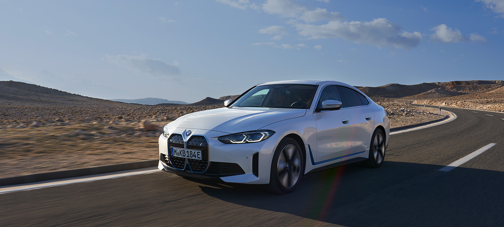 BMW-drægi Rafdrifinn akstur á BMW BMW drægi