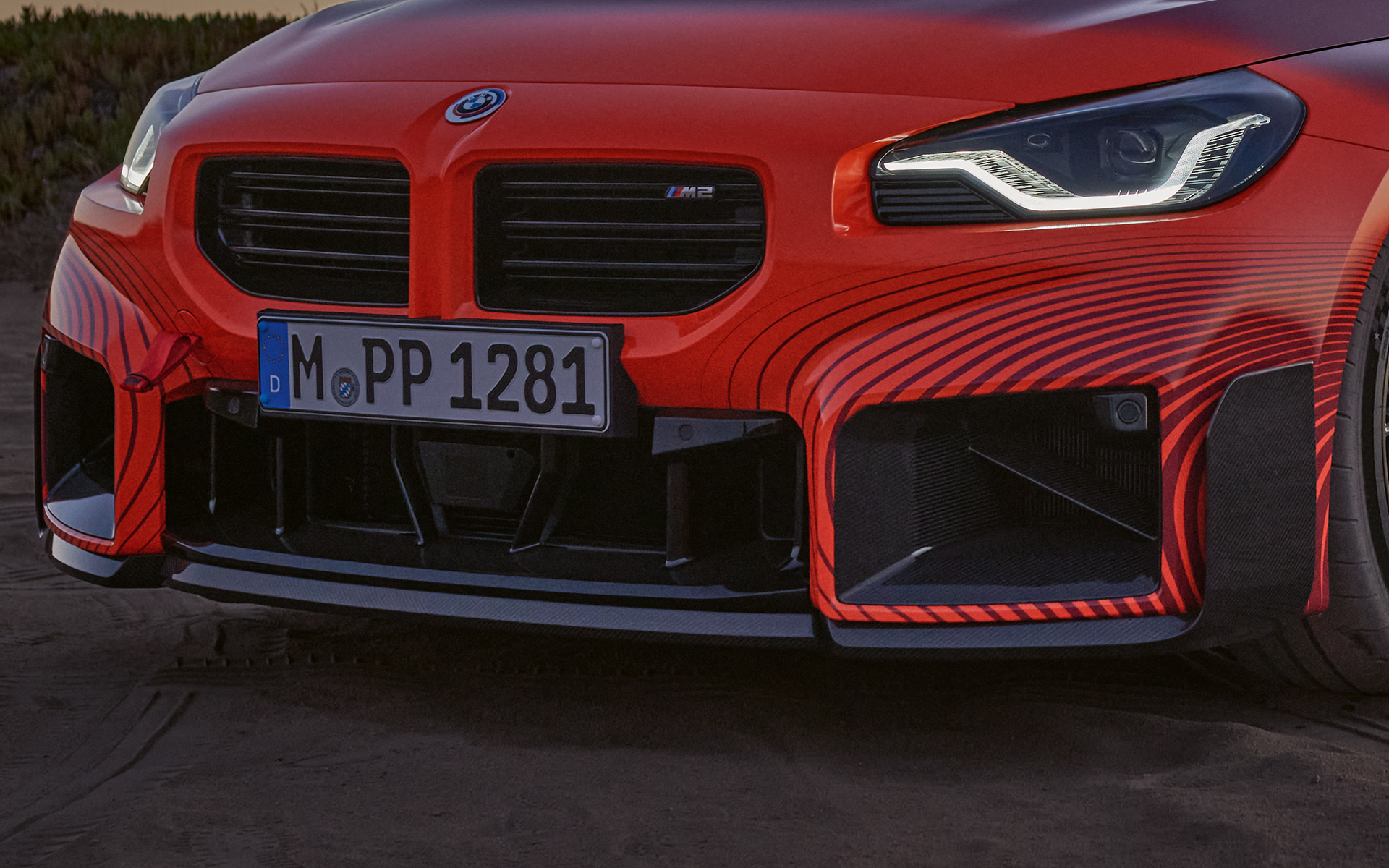 Ytri hönnun BMW M2 Coupé G87 BMW M Performance-búnaðar
